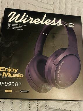 Wireless Over-Ear Headphones - Purple